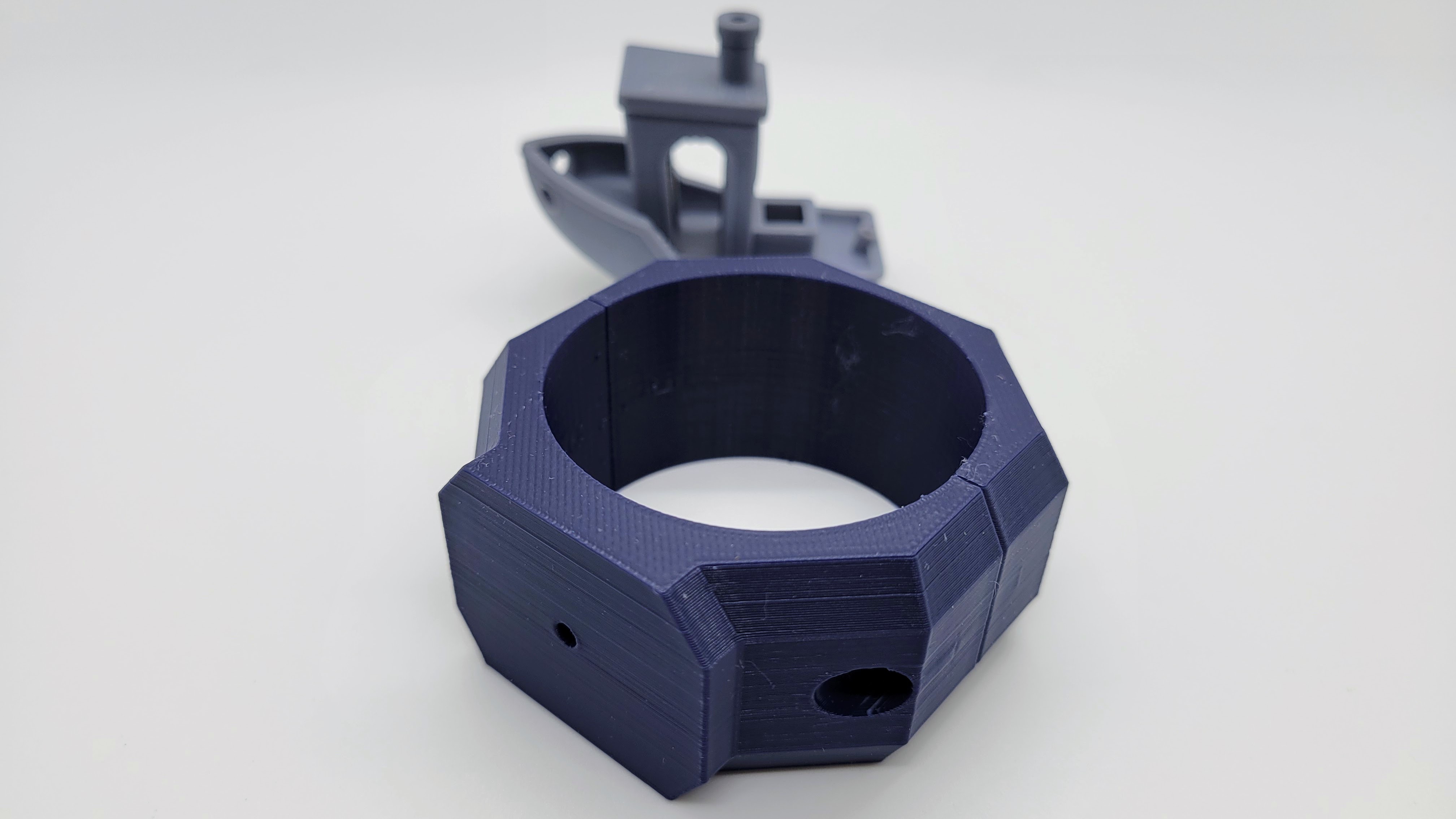 A render of a customizable 3d printed bracket
