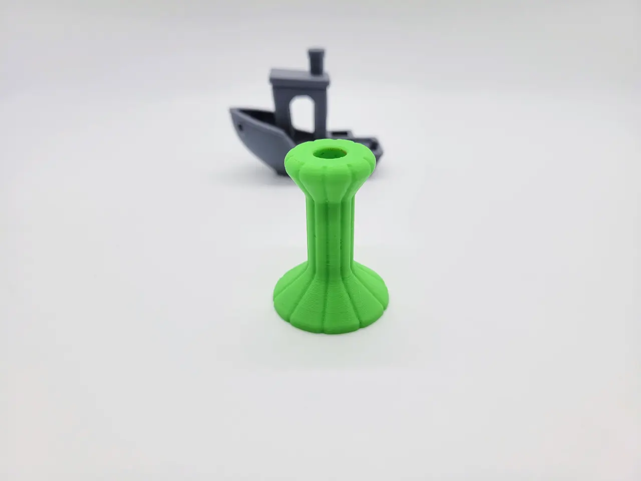 A render of a 3d printed customizable post