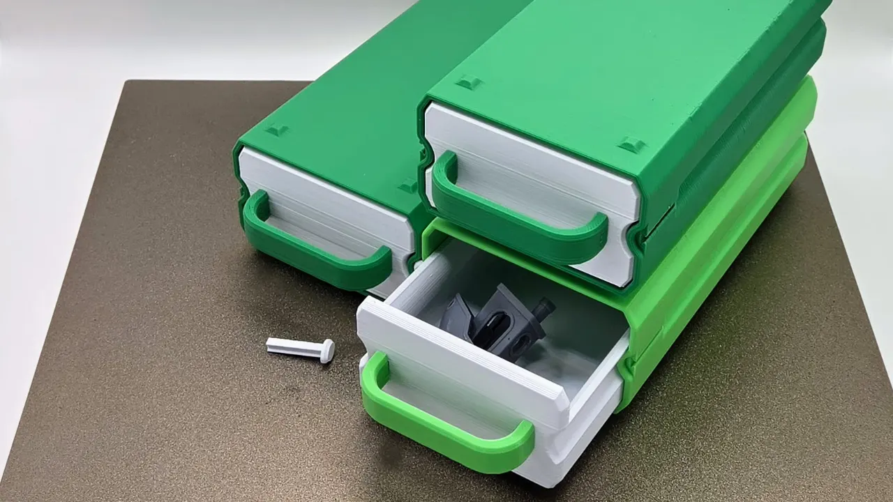 A render of a customizable 3d printed hexagon shaped pen holder