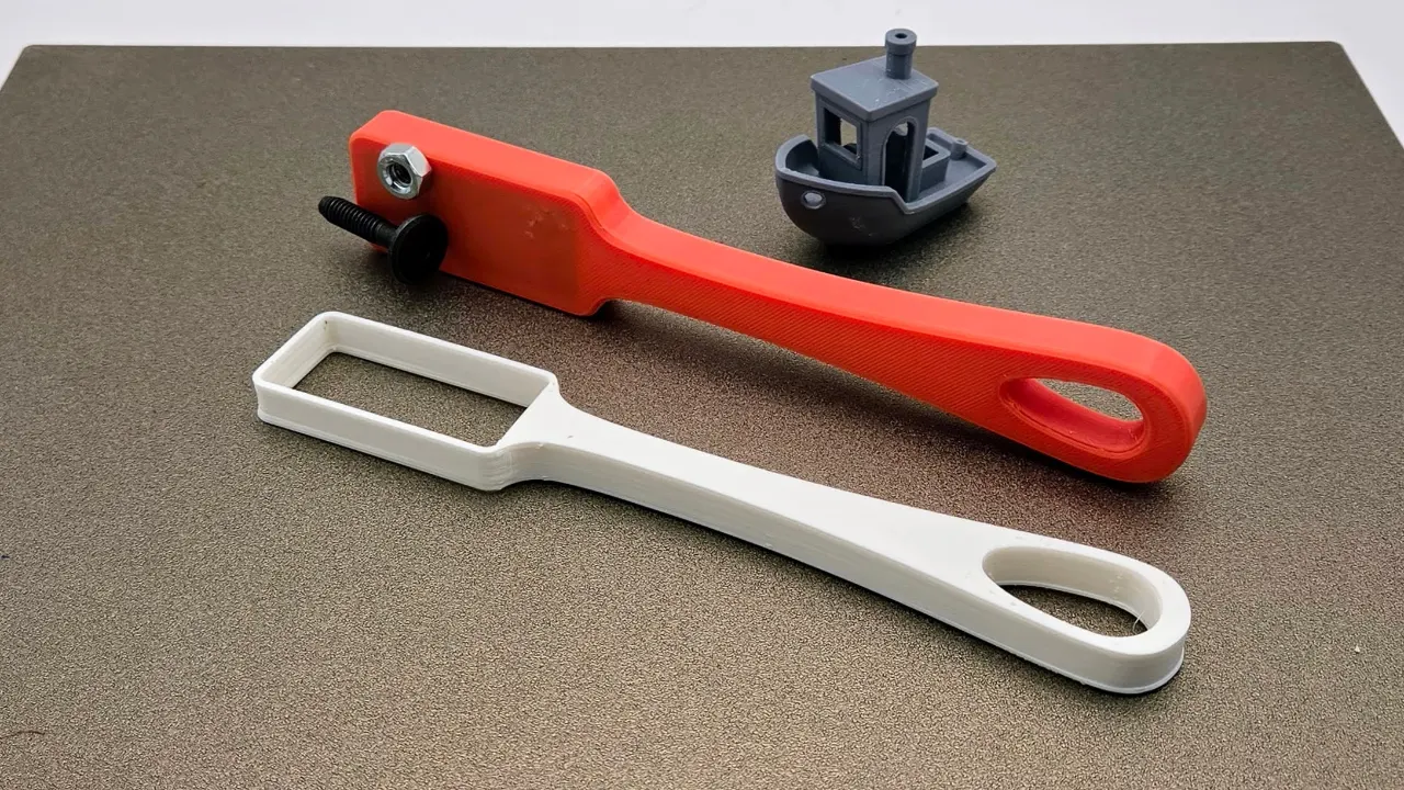A render of a 3d printed toddler sized magic wand