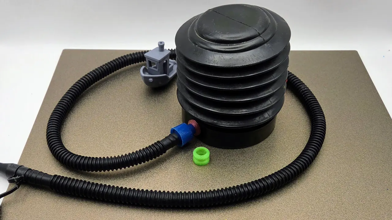 A render of a 3d printed customizable post