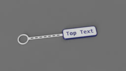 A render of a 3d printed customizable post