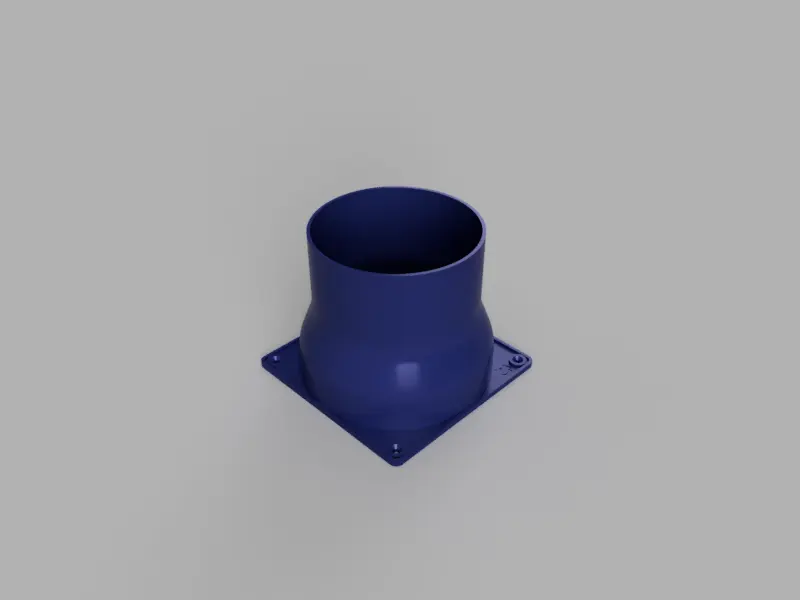 A render of a 3d printed customizable post