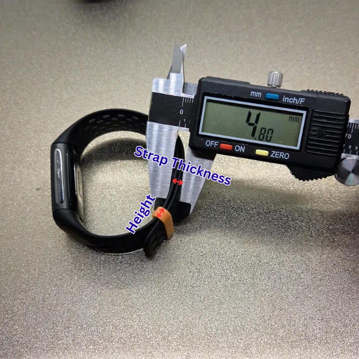 Detailed parameters of a 3D printed TPU watch band.