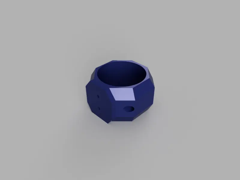A render of a customizable 3d printed bracket