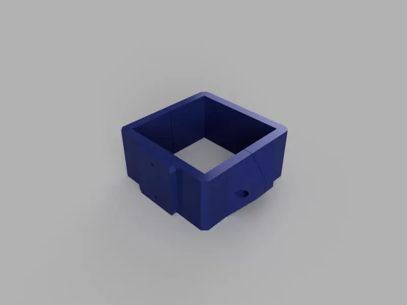 A render of a customizable 3d printed bracket