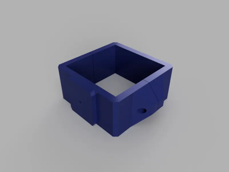 A render of a customizable 3d printed bracket